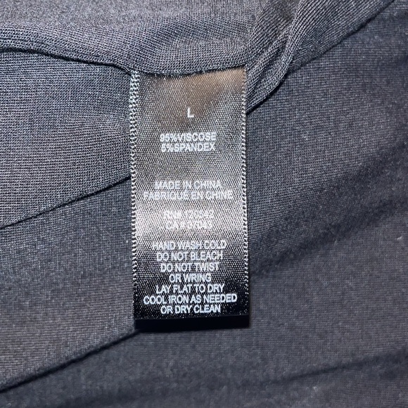 Felicity & Coco Like New! Nordstrom Black/Magenta Striped Jersey Tank Dress - Picture 6 of 7